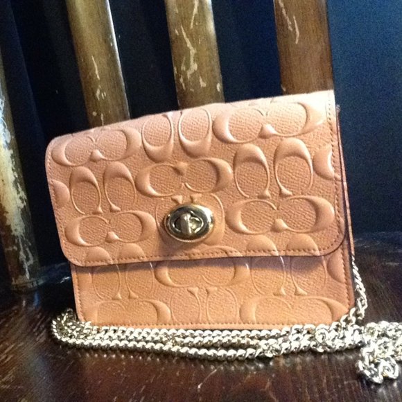 Coach Handbags - Coach Light Pink Purse - Rare